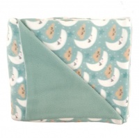 Lush Scatters Baby Fleece Blanket - Moon and Stars Photo
