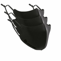 Sophie Moda-Ice Cooling Microfiber Washable 3D Mask Black Adjustable 3Piece Photo