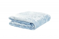 Sesli 3037 Sesli - Mink Diamond 1Ply Blanket – Queen Size - Light Blue Photo
