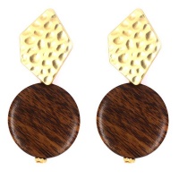 SISTA Wood And Gold Drop Earring VE8134 Photo
