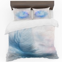 Print with Passion Light Feather Duvet Cover Set Photo