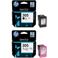 HP 305 Black & Colour Combo Pack Ink Cartridge Photo