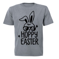 Hoppy Easter - Cool Bunny - Adults - T-Shirt Photo