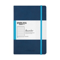 Endless Recorder Notebook - Deep Ocean - A5 - Ruled Photo