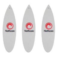 3 x Northcore Car Air Fresheners - Surfboard Shape Photo
