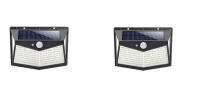 2 piecesS 30W 212 LED Solar Powered Outdoor Wall Light -FO-TA002 Photo