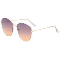 Lespecs Cat-Eye Ladies Sunglasses - Gold Photo
