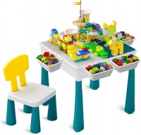Syntronics- 7-in-1 Multi-Play Table Set for Toddlers with Building Blocks Photo