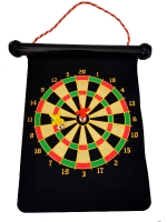 Mitzuma Magnetic Double Sided Roll Up Dart Board Photo