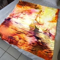 Print with Passion Ghost Ship Lap Fleece Blanket Photo
