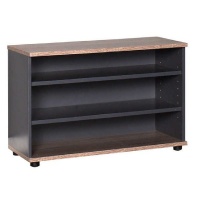 Adore TV Stand with Three Shelves - Latte and Anthracite - 5 year Warranty Photo