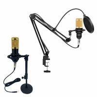 BM800 Plus Professional Recording and streaming Microphone With Dual Stand Photo