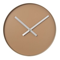 blomus Wall Clock - Indian Tan and Nomad Colours - Small - RIM Photo