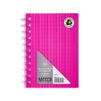 Meeco Neon Notebook - A6 - Pink Photo