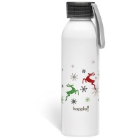 Hoppla Christmas Reindeer Izar Single-wall Aluminium Water Bottle 650ml Photo