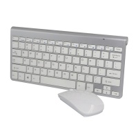 Soul Tech Multimedia Wireless Keyboard and Mouse Combo - White Photo