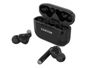 Canyon Classic-styled True Wireless Earbuds charging case - Type-C - Black Photo