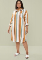 Women's Superbalist Soft Shirt Dress - Multi Photo