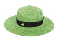 Charmza Panama Woven Hat - Lime Photo