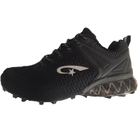 POWERLAND Sport Shoe Running & Walking - Black Photo
