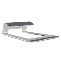 Universal Brushed Aluminum Laptop Stand For 11 - 17" Models – Silver Photo
