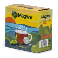 Magwa - Premium Blend Pure Black Tea - 80 Tagless Teabags - 160g Photo