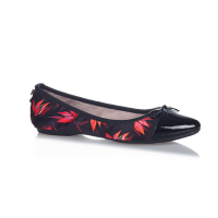 ButterflyTwists Holly Pumps in Black Birds of Paradise Photo