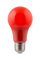 Zebbies Lighting - Globe - 7W E27 Red A60 LED Photo