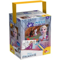 Disney Frozen Disney 2in1 Frozen 2 with Olaf Puzzle in Carry Box Photo