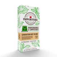 Importers Generation Next Coffee Capsules - 10 Biodegradable Nespresso Compatible Photo