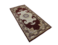 Decorpeople Classic Rug in Red and Cream Photo