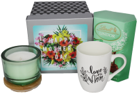 The Biltong Girl Happy Mother's Day - Candle Mug & Lindt Gift Box Photo