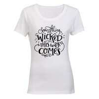 Something Wicked - Halloween - Ladies - T-Shirt Photo