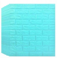 blac friday Wall Self-Adhesive Waterproof Wallpaper Panel - sky blue Photo