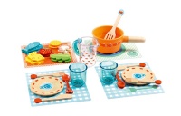 Djeco Wooden Roll Play - Dinner Time Kittens Photo