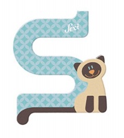 Sevi Wooden Letter S Siamese Cat Photo