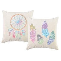 PepperSt – Scatter Cushion Cover Set – Dream Catcher/Feathers Photo