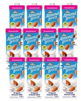 Clover Almond Breeze Almond Breeze 1liter Unsweetened Almond Milk - 12 Pack Photo