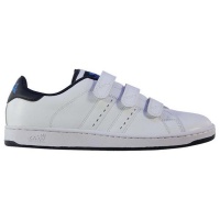 Lonsdale Mens Leyton Trainers - White/Navy Photo