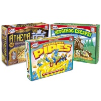 Popular Playthings Strategy & Logic Board Game Set: 3 Games Photo