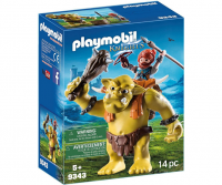 Playmobil Giant Troll with Dwarf Fighter Photo