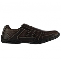 Kangol Mens Euston Slip on Shoes - Brown Photo