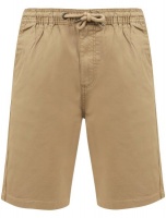 Tokyo Laundry Mens - Orzola Cotton Shorts with Elasticated Waist In Frost Grey Photo