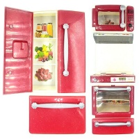 Toy Kitchen Set : Fridge Oven Microwave Photo