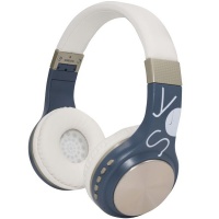 Soul Tech Sy-BT1607 Wireless Foldable Headphones - Vanilla Blue Photo
