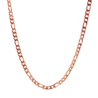 8mm Rose Gold Cuban Link Steel Necklace 24" Photo