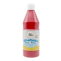 Jarmelo Washable Paint for Kids: Red - 500ml Photo