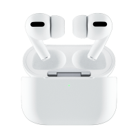 BlackPods Official WhitePods Pro 3.0 - Gloss White Wireless AirPods Photo