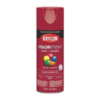 Krylon Colormaxx Paint Primer Gloss Cherry Red 340ml Photo