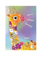 Glitter and Googly Eye Animals - Greeting Cards Pack of 4 Photo
